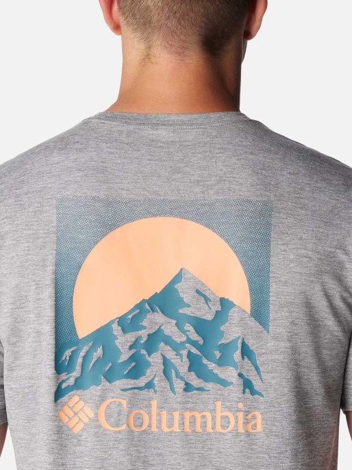 COLUMBIA Tricou Kwick Hike Back Graphic Ss