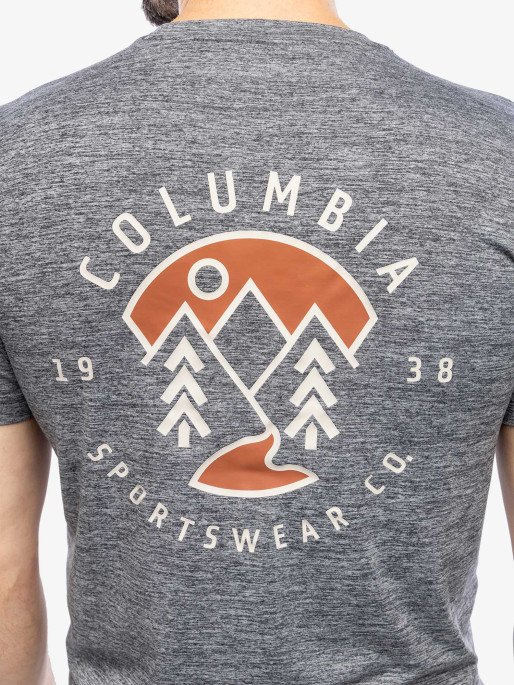 COLUMBIA Tricou Kwick Hike Back Graphic Ss