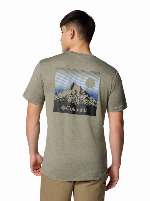 COLUMBIA Tricou Kwick Hike Back Graphic Ss