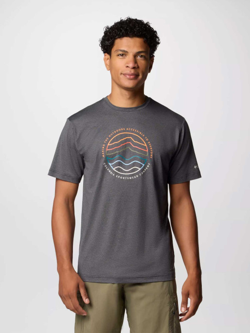 COLUMBIA Tricou Kwick Hike Graphic Ss