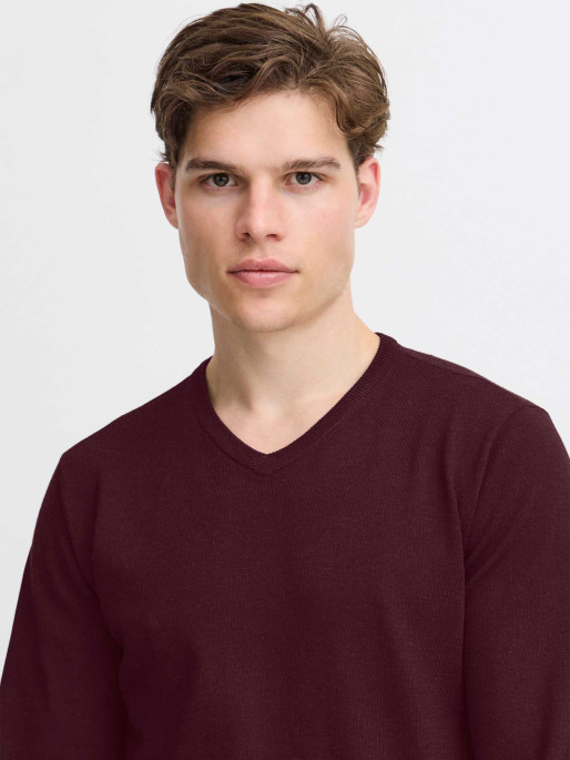 BLEND Pulover Bhbruton V-neck Knit Noos