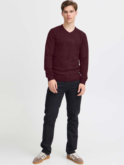 BLEND Pulover Bhbruton V-neck Knit Noos