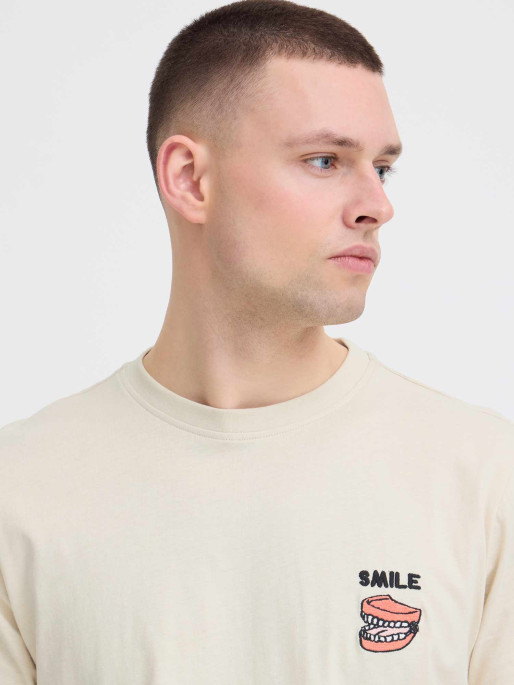 BLEND Тениска BHKASH FUNNY EMB S/S TEE