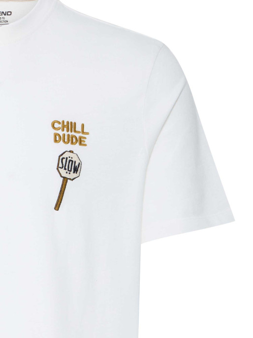 BLEND Тениска BHKAMERON FUNNY EMB S/S TEE