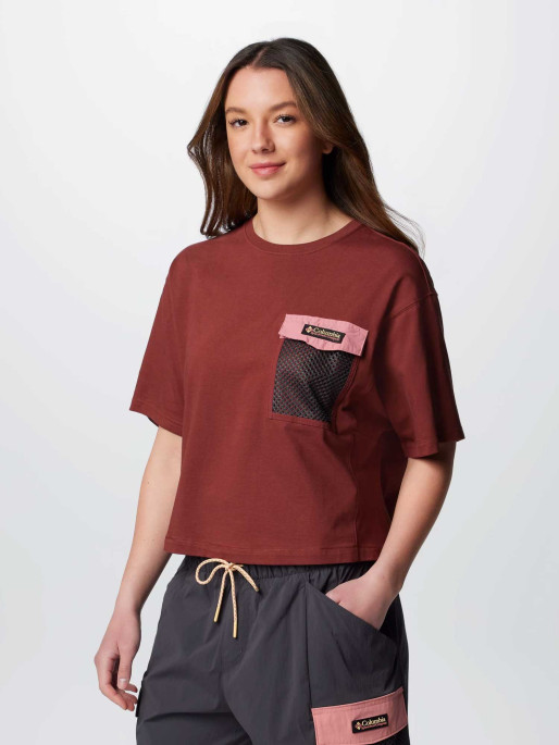COLUMBIA Tricou Painted Peak Knit Ss Cropped