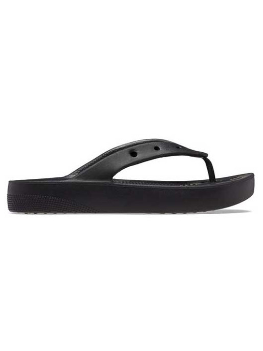 CROCS CLASSIC PLATFORM FLIP W 207714 BLACK