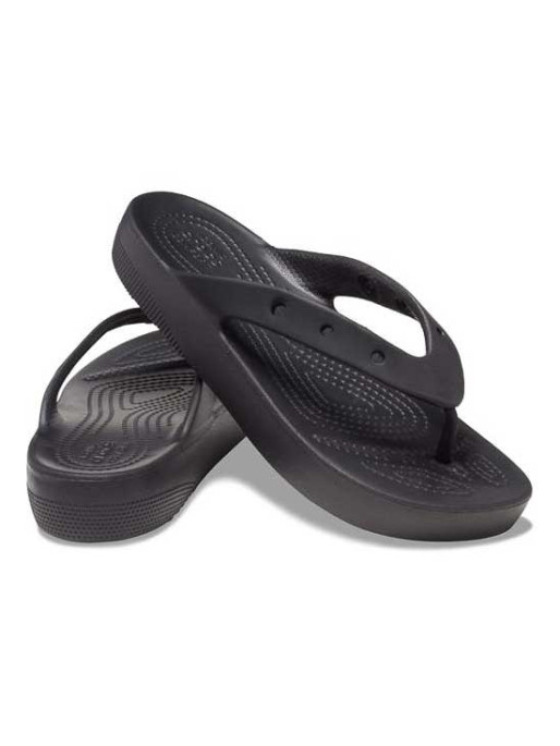 CROCS CLASSIC PLATFORM FLIP W 207714 BLACK