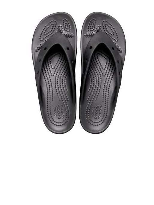 CROCS CLASSIC PLATFORM FLIP W 207714 BLACK