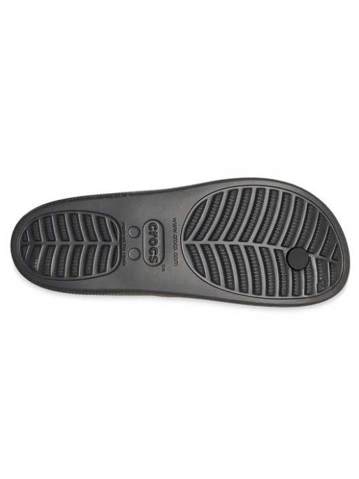 CROCS CLASSIC PLATFORM FLIP W 207714 BLACK