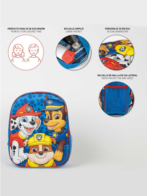 CERDA Backpack for kindergarten PAW PATROL