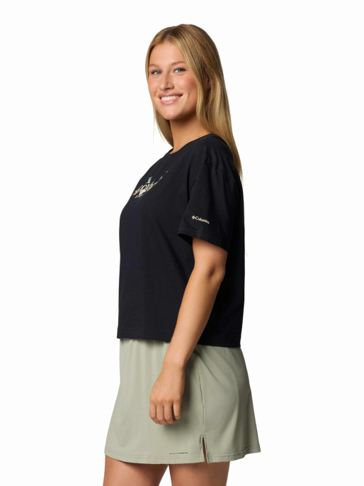 COLUMBIA Tricou Rolling Bend Graphic Relaxed Crop Ss