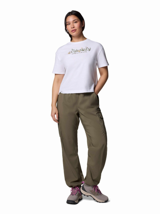 COLUMBIA Tricou Rolling Bend Graphic Relaxed Crop Ss