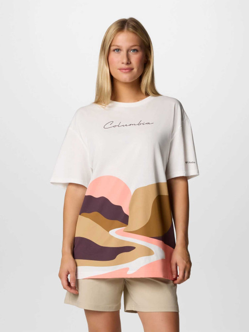 COLUMBIA Tricou Rolling Bend Graphic