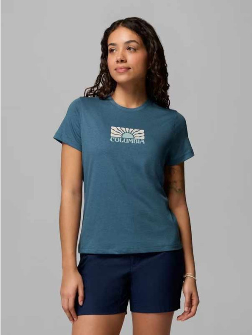 COLUMBIA Тениска Womens Ruby Springs Graphic Fitted SS