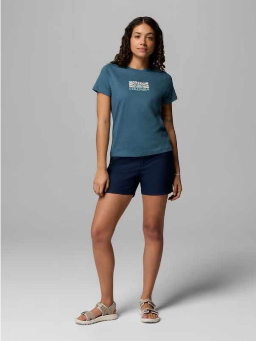 COLUMBIA Тениска Womens Ruby Springs Graphic Fitted SS