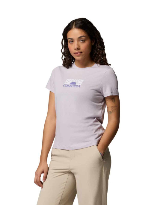COLUMBIA Тениска Womens Ruby Springs Graphic Fitted SS