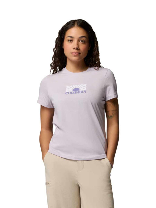 COLUMBIA Тениска Womens Ruby Springs Graphic Fitted SS
