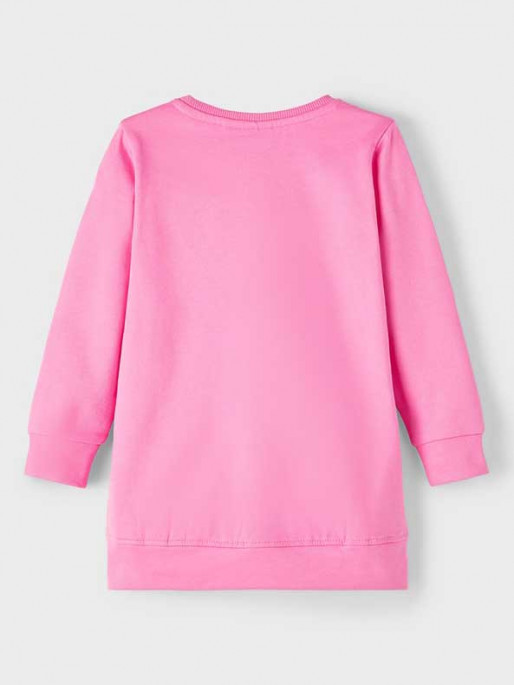 NAME IT Bluza Nmfliva Sweat Tunic Box Bru