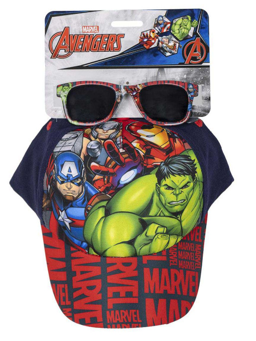 CERDA Dečiji set kačketa i naočara AVENGERS