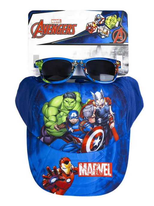 CERDA Dečiji set kačketa i naočara AVENGERS