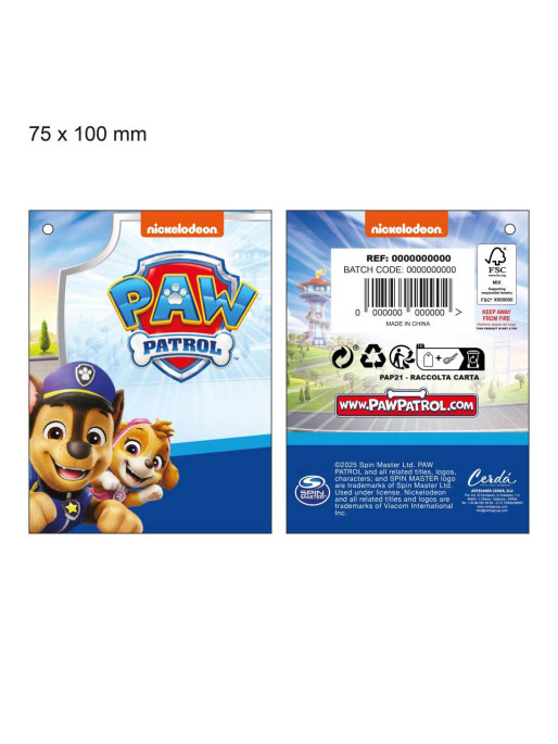 CERDA Set de 2 piese Paw Patrol