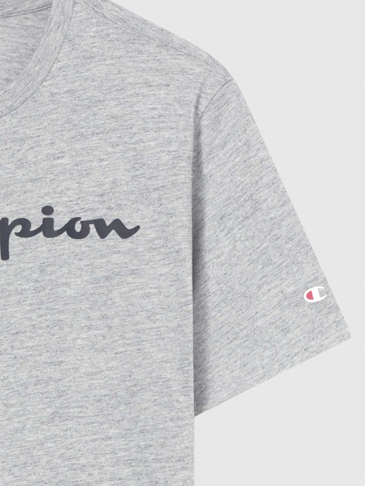 CHAMPION Κοντομάνικη Μπλούζα Script Logo Black