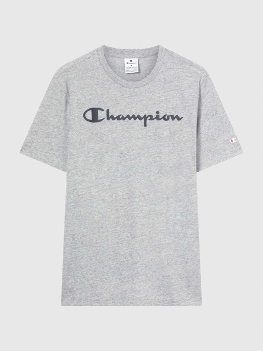 CHAMPION Κοντομάνικη Μπλούζα Script Logo Black