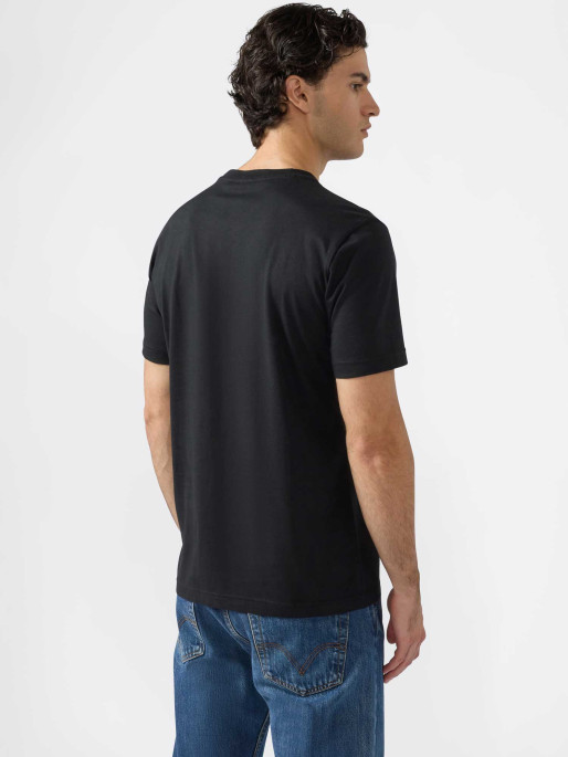 CHAMPION Κοντομάνικη Μπλούζα Script Logo Black