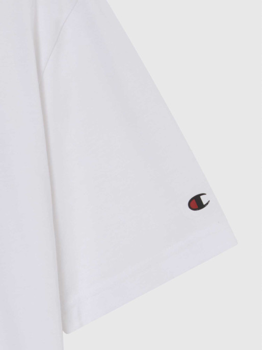 CHAMPION Κοντομάνικη Μπλούζα Script Logo Black
