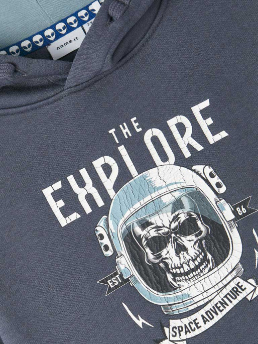 NAME IT Bluza Nkmnumbe Swe Wh Bru Ps