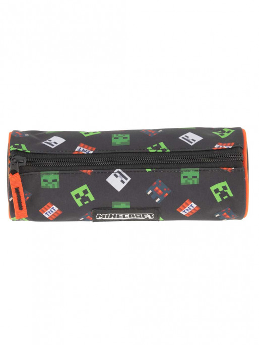 KIDS MOVIE HEROES Ученически несесер, цилиндър, MINECRAFT