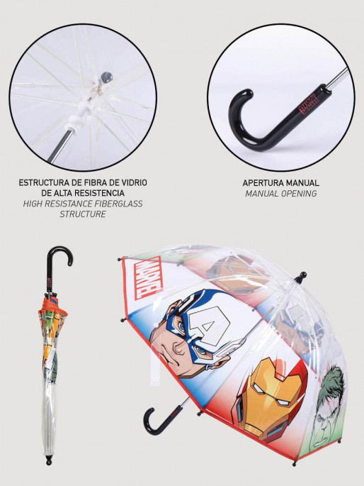CERDA Dečiji kišobran Avengers
