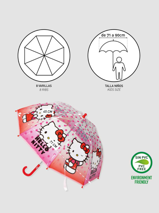 CERDA Kišobran HELLO KITTY