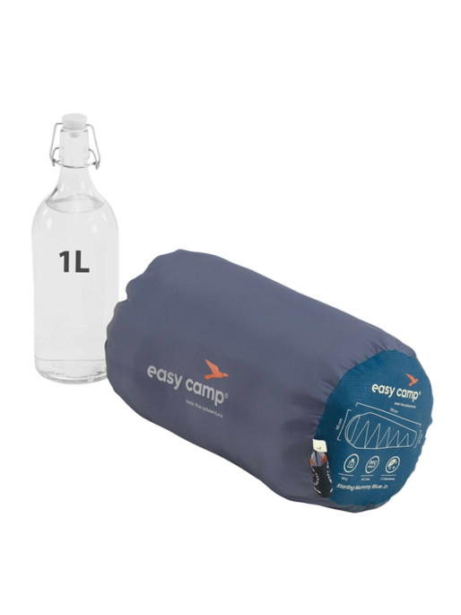 EASY CAMP Starling Mummy Sleeping Bag Blue Jr.
