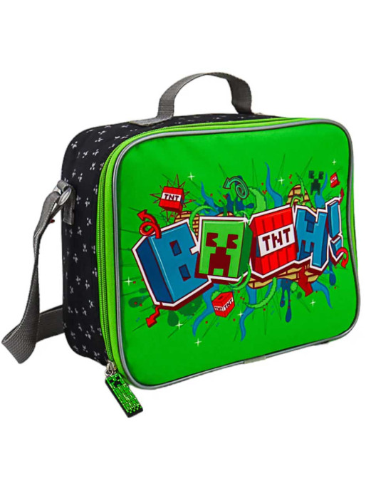 KIDS MOVIE HEROES Geanta termica alimente Minecraft Boom