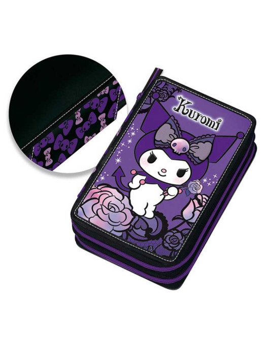 UWEAR Несесер със съдържание Kuromi Purple Laces