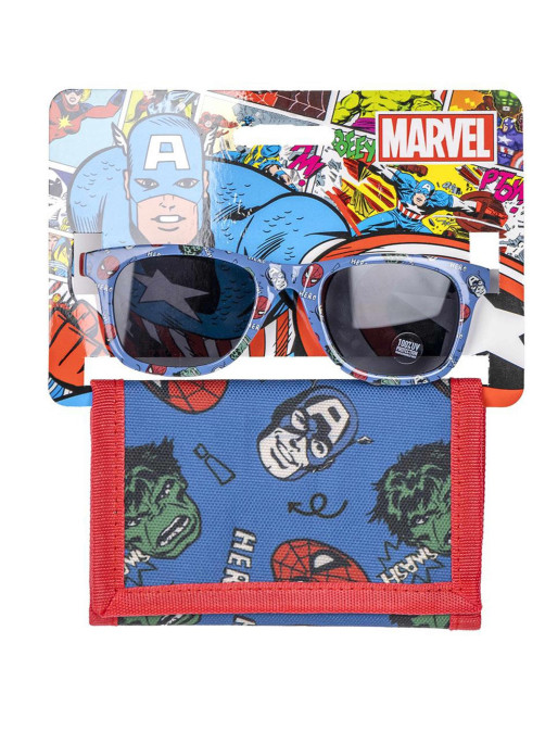 CERDA Sunglasses and wallet set AVENGERS