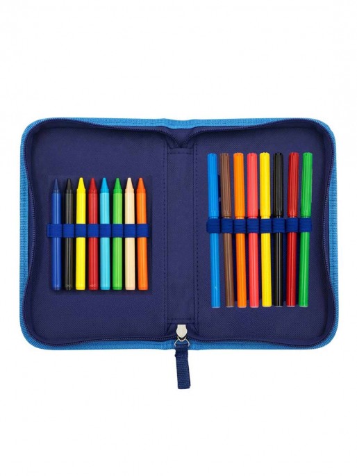 CERDA Несесер с аксесоари 2 COMPARTMENTS BLUEY