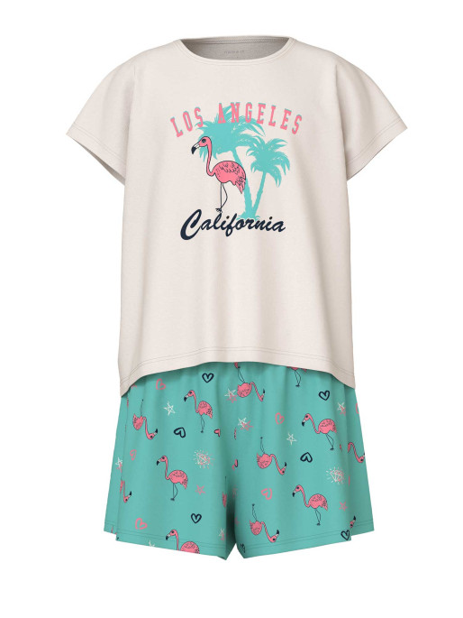 NAME IT NKFNIGHTSET CAP POOL BLUE FLAM 2-piece set