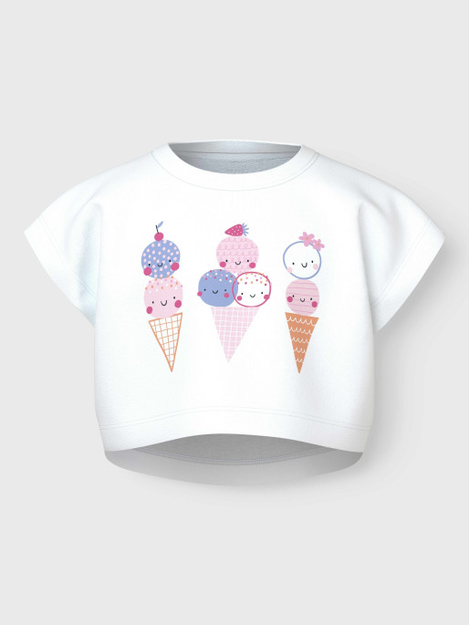 NAME IT Dečija majica NMFVILMA CAPSL CROP TOP