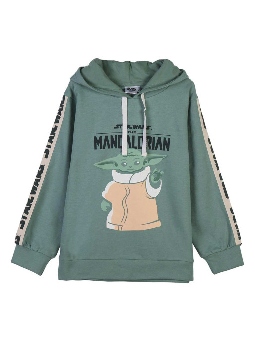 Green Women's Mandalorian Hoodie Baby Yoda Hoodie With Ears