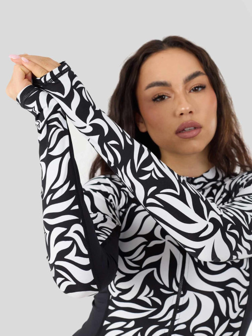 FUNDANGO Цял бански Dolphin Long Sleeve Suit