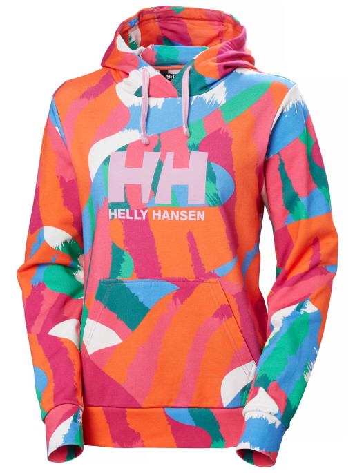 HELLY HANSEN W HH LOGO HOODIE GRAPHIC