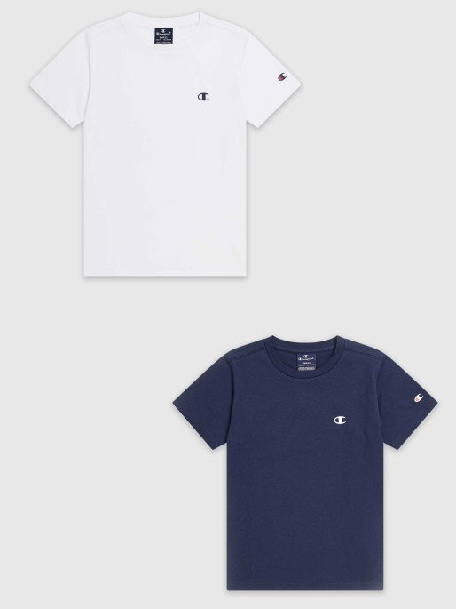 CHAMPION Παιδικές Κοντομάνικες Μπλούζες 2pack Crew-Neck