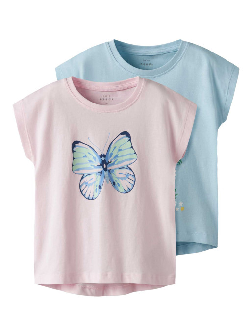 NAME IT Set tricouri Nmfvigea 2p Capsl Top