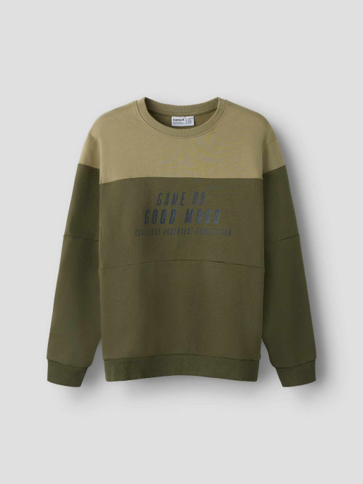 NAME IT Суитшърт NKMVEMIL LS NREG SWEAT BRU