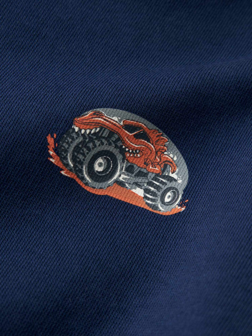 NAME IT Bluza Nmmvildar Ls Sweat Box Bru