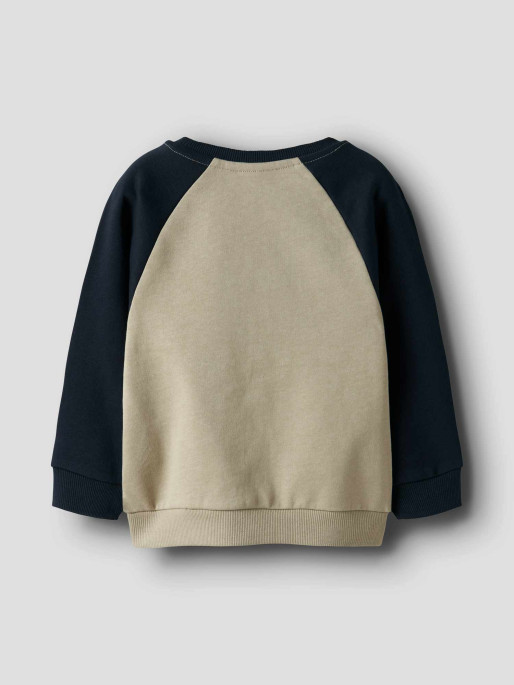 NAME IT Bluza Nmmvildar Ls Sweat Box Bru