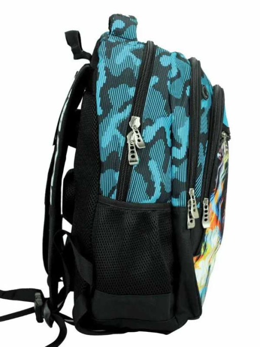 UWEAR Ученически раница No Fear Fluo Lion