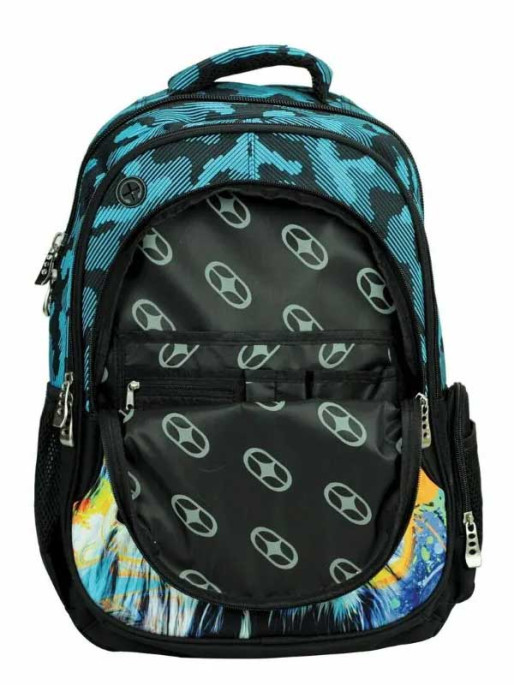 UWEAR Ученически раница No Fear Fluo Lion